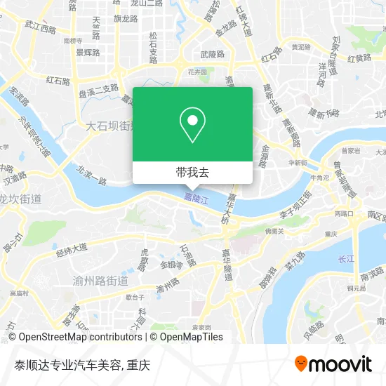 泰顺达专业汽车美容地图