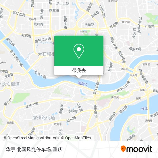 华宇·北国风光停车场地图