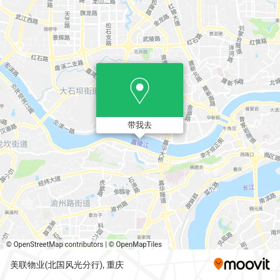 美联物业(北国风光分行)地图