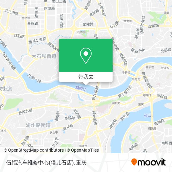 伍福汽车维修中心(猫儿石店)地图