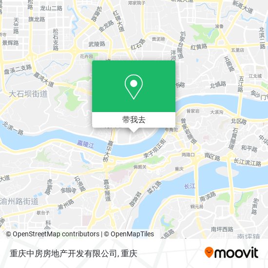 重庆中房房地产开发有限公司地图