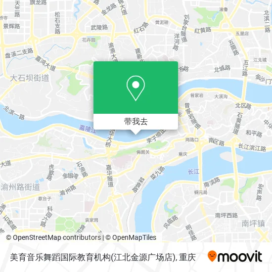 美育音乐舞蹈国际教育机构(江北金源广场店)地图