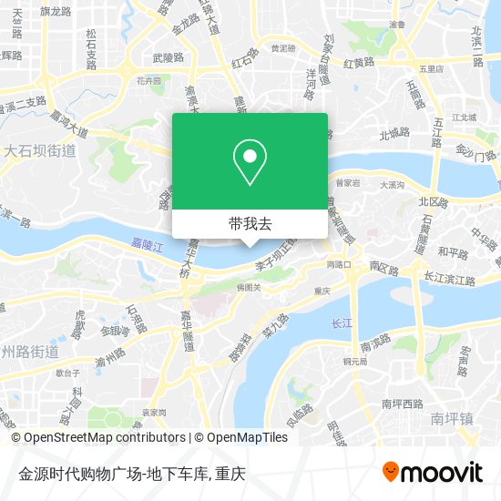 金源时代购物广场-地下车库地图
