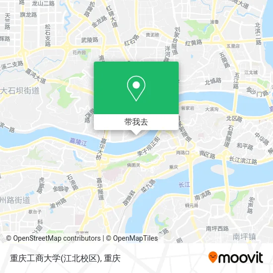 重庆工商大学(江北校区)地图