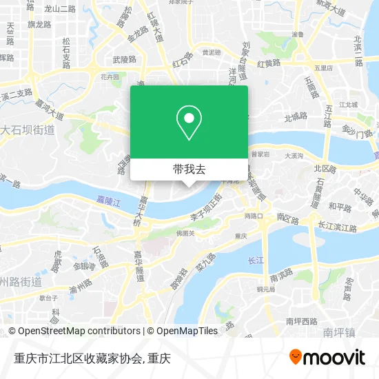 重庆市江北区收藏家协会地图