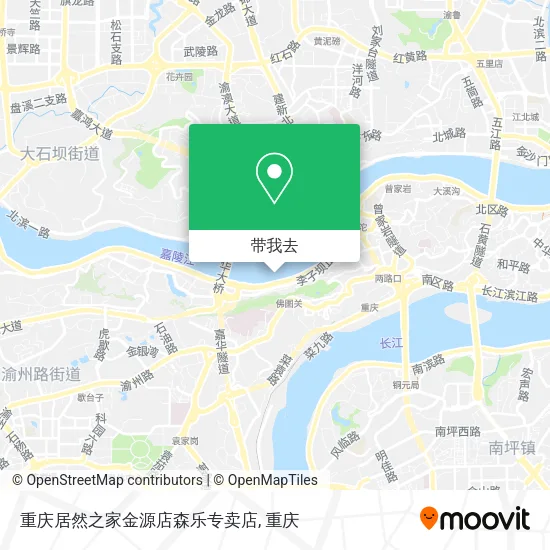 重庆居然之家金源店森乐专卖店地图
