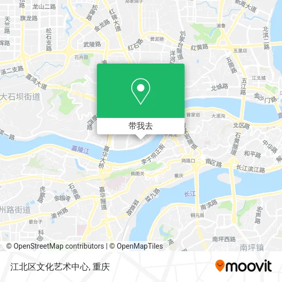 江北区文化艺术中心地图