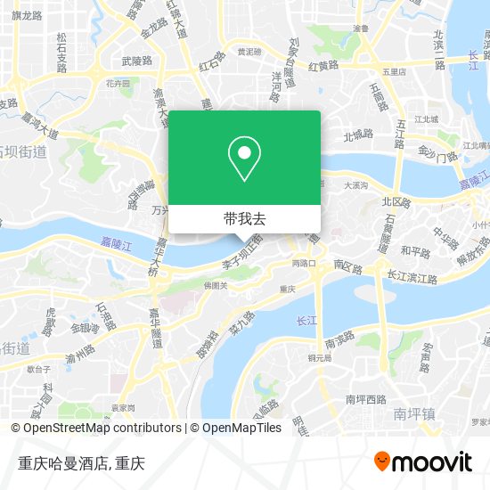 重庆哈曼酒店地图