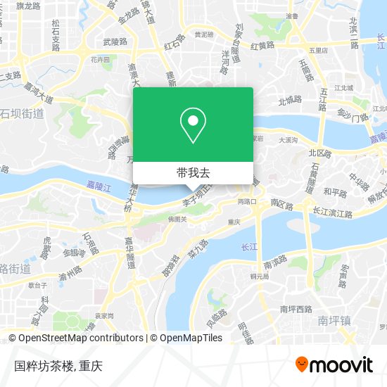 国粹坊茶楼地图