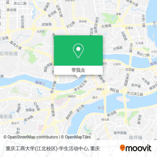 重庆工商大学(江北校区)-学生活动中心地图