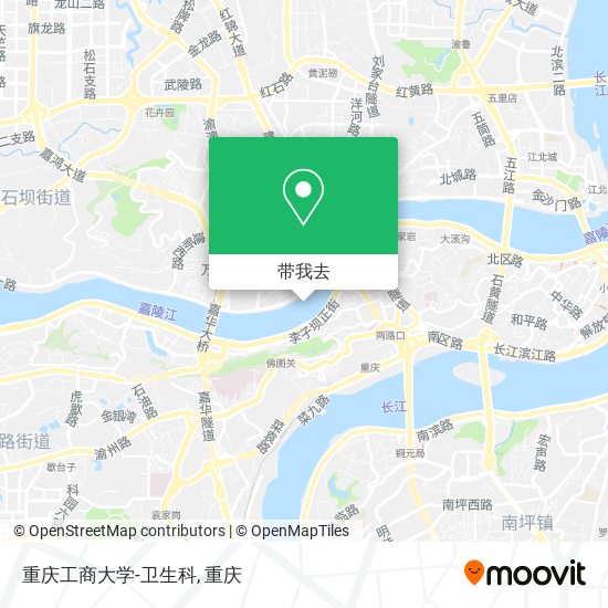 重庆工商大学-卫生科地图