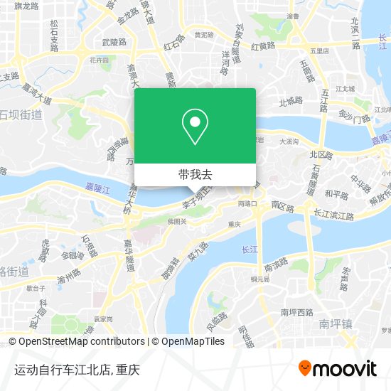 运动自行车江北店地图