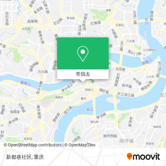 新都巷社区地图