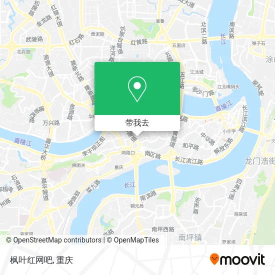 枫叶红网吧地图