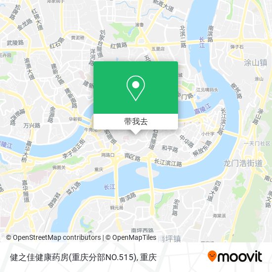 健之佳健康药房(重庆分部NO.515)地图
