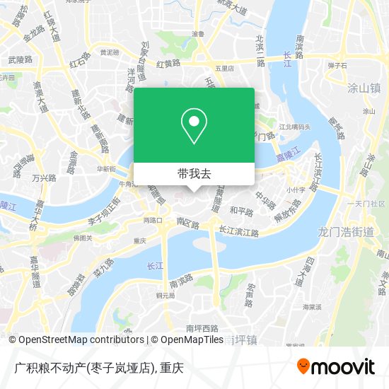 广积粮不动产(枣子岚垭店)地图