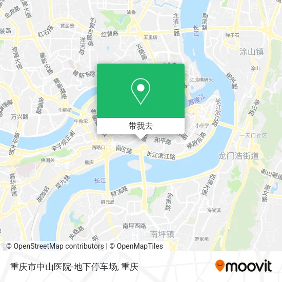 重庆市中山医院-地下停车场地图