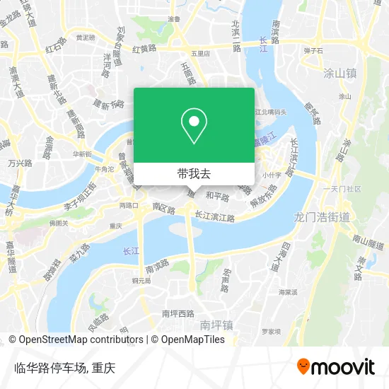 临华路停车场地图