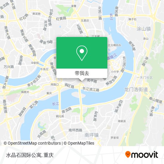 水晶石国际公寓地图