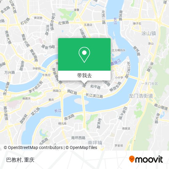 巴教村地图