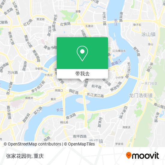 张家花园街地图