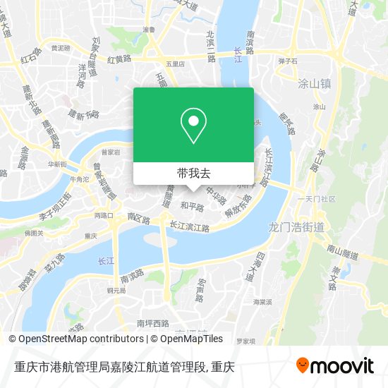 重庆市港航管理局嘉陵江航道管理段地图