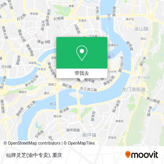 仙牌灵芝(渝中专卖)地图