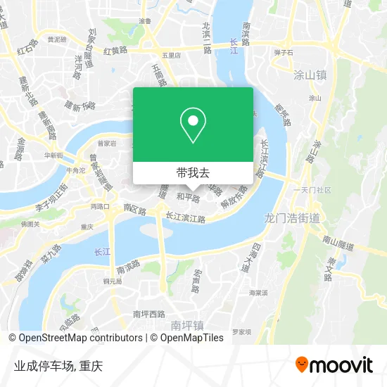 业成停车场地图