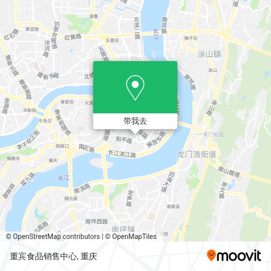 重宾食品销售中心地图