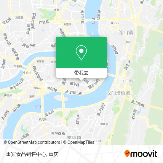 重宾食品销售中心地图