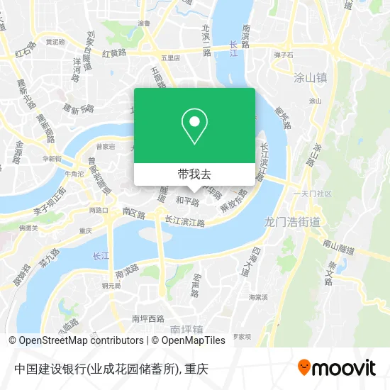 中国建设银行(业成花园储蓄所)地图