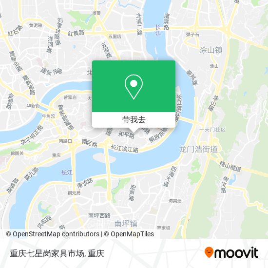 重庆七星岗家具市场地图