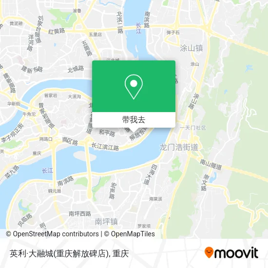 英利·大融城(重庆解放碑店)地图