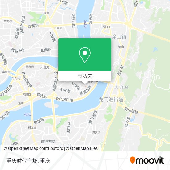 重庆时代广场地图