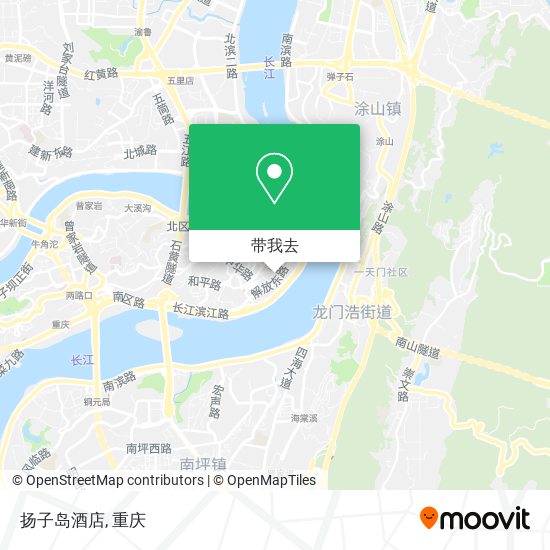 扬子岛酒店地图