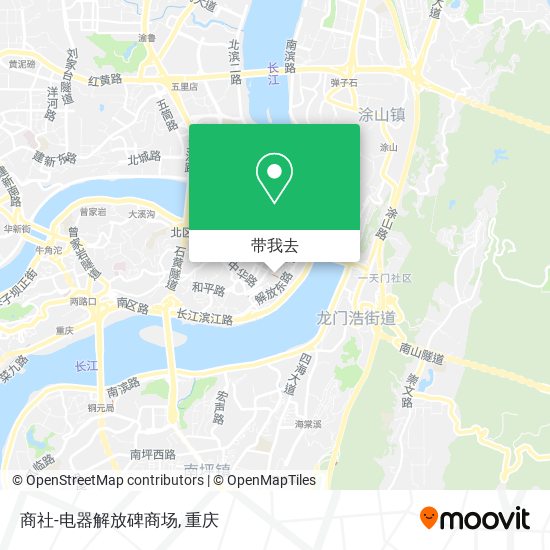 商社-电器解放碑商场地图