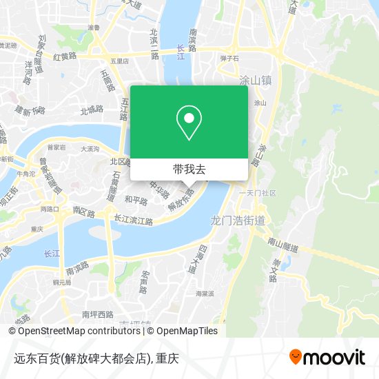 远东百货(解放碑大都会店)地图