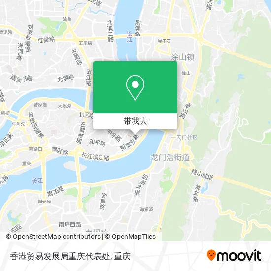 香港贸易发展局重庆代表处地图