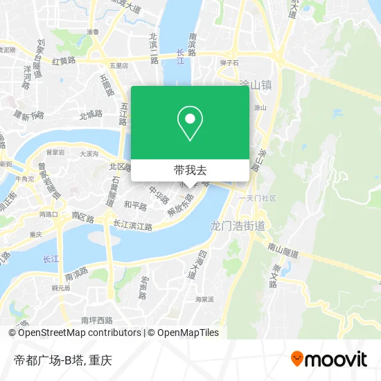 帝都广场-B塔地图