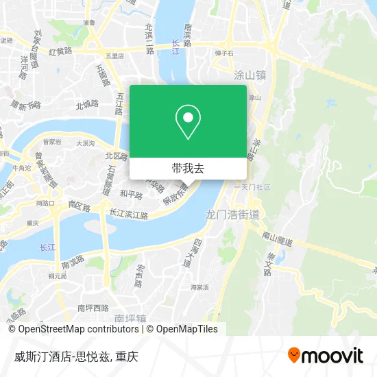 威斯汀酒店-思悦兹地图