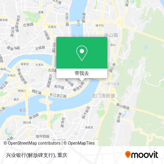 兴业银行(解放碑支行)地图