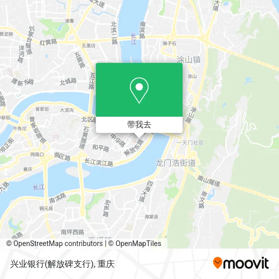 兴业银行(解放碑支行)地图