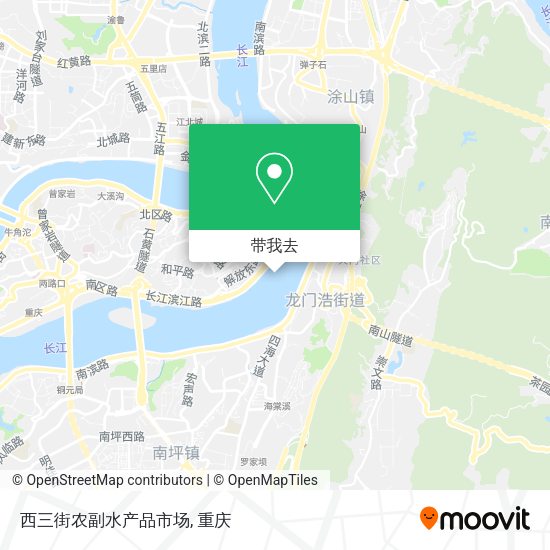 西三街农副水产品市场地图
