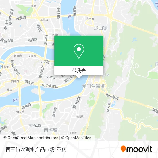 西三街农副水产品市场地图
