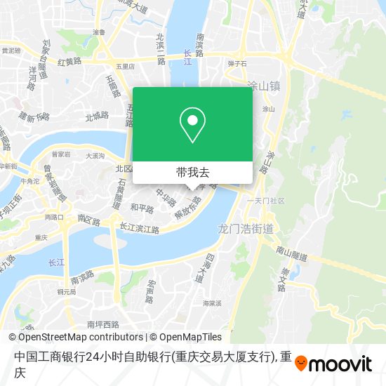 中国工商银行24小时自助银行(重庆交易大厦支行)地图