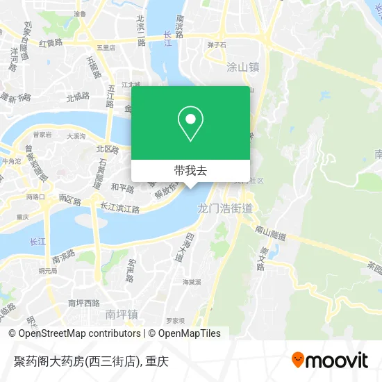聚药阁大药房(西三街店)地图