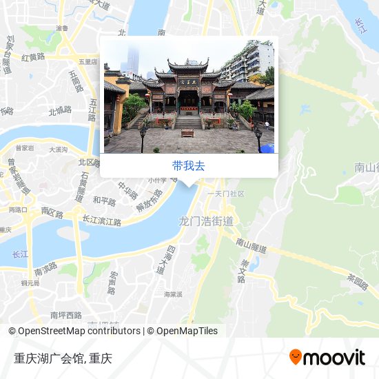 重庆湖广会馆地图