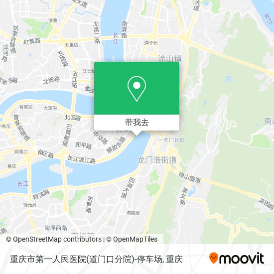 重庆市第一人民医院(道门口分院)-停车场地图