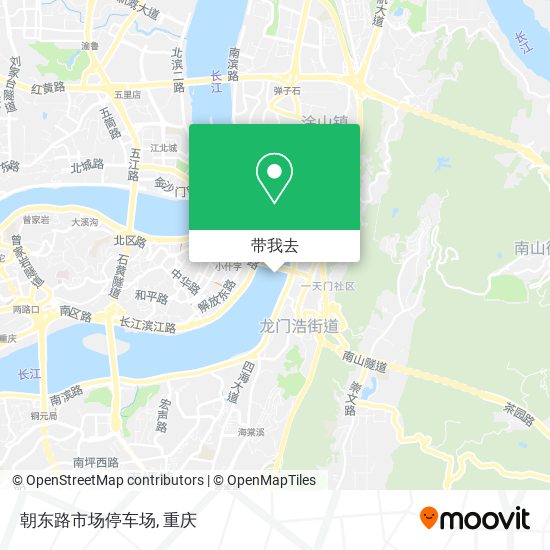 朝东路市场停车场地图