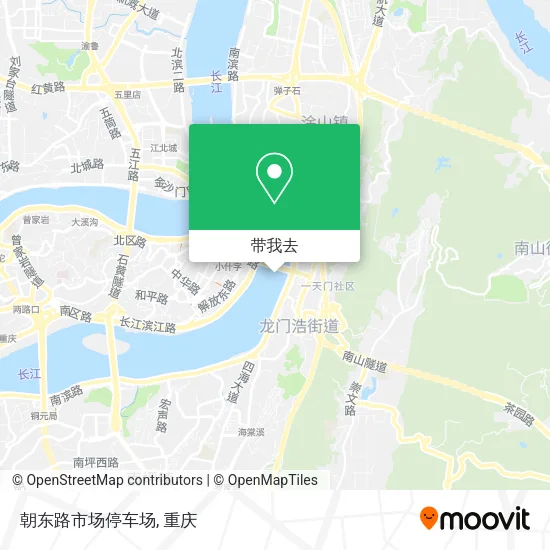 朝东路市场停车场地图